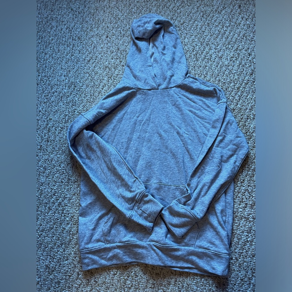 Plain gray hoodie